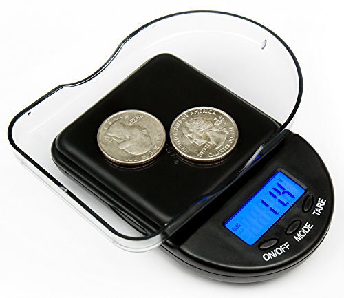 Báscula digital de bolsillo Weighmax Black para monedas y joyas 0.1g miniatura 6