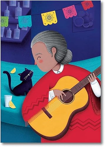 La Gata Zurda - Cuaderno A5 - Chavela Vargas - Portada Ilustrada, Libreta Hojas Blancas, 100 Pág. 90g/m2-21x15cm - Diseño e Ilustración - Mujeres, Música