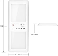 Vista 6 de Jtron Luces interiores de doble LED para autocaravana, 12 V CC con interruptor de pantalla táctil de iluminación de 5 modelos, repuesto