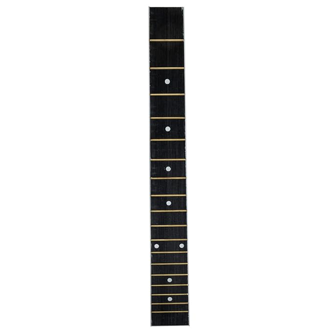 HEALLILY Guitar Neck Replacement Wood Guitar Fingerboard Folk Guitar