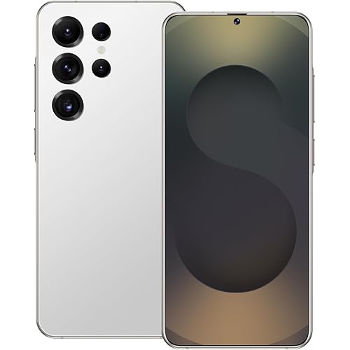 Unlocked Smart Phone | X25 Ultra Android Phone | 8+128GB+128GB Unlocked Cell Phone | 6.8" LCD Display | 108MP Camera | 6800 mAh Battery |AI Face & Fingerprint Unlock|US Version|Dual-SIM (Pearl White)