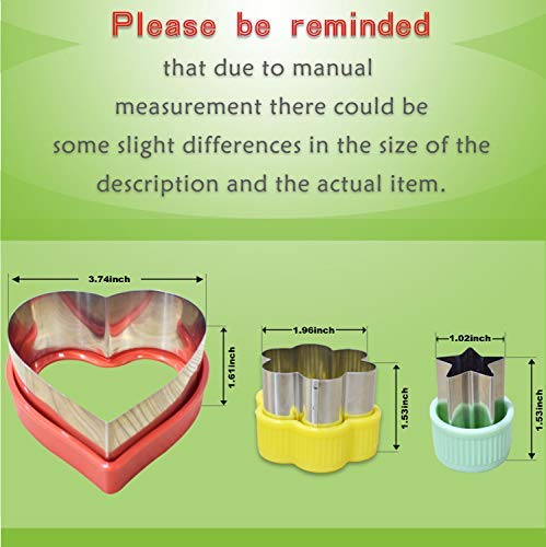 Cutter Shapes Set Different Sizes Cookie Cutters Set Fruit Cookie Pastry Stamps Mold #TOP6