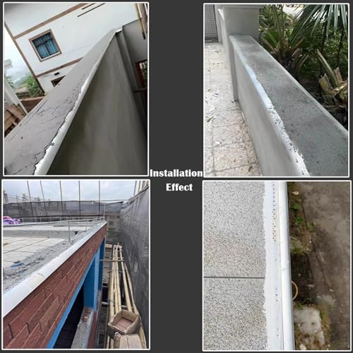 Deflectores de lluvia de goma y protectores de goteo para ventanas exteriores 8