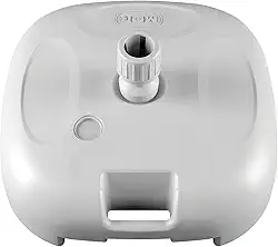 Base Para Ombrelone Guarda Sol Branco - Suporte Para Sombreiro De Piscina Praia Churrasco Sítio Jardim