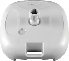 Base Para Ombrelone Guarda Sol Branco - Suporte Para Sombreiro De Piscina Praia Churrasco Sítio Jardim