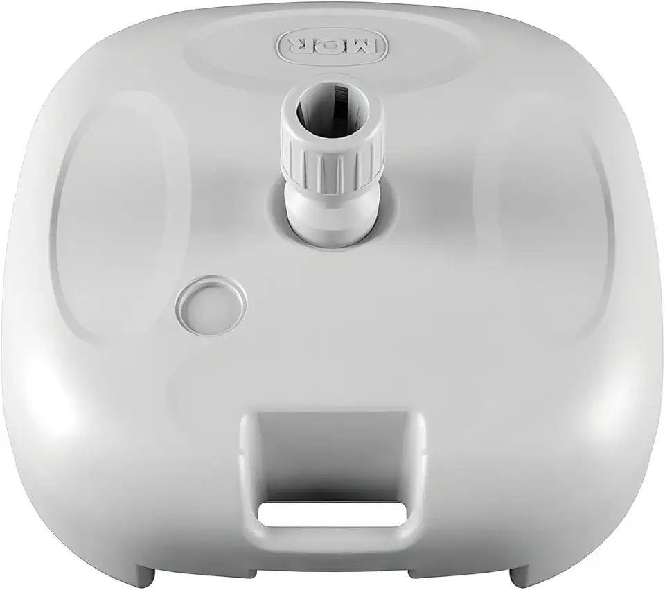 Base Para Ombrelone Guarda Sol Branco - Suporte Para Sombreiro De Piscina Praia Churrasco Sítio Jardim