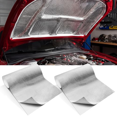 Amylove Aluminized Heat Shield Mat Thermal Barrier, 1 Pcs, 24 x 48 Inch