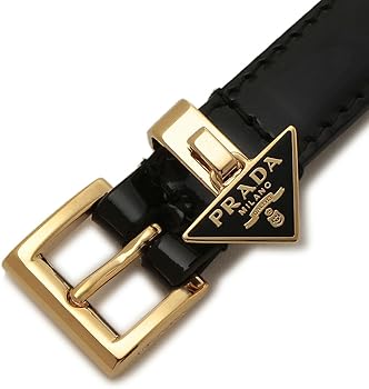Amazon | [Prada] [プラダ] ベルト トライアングルロゴ ブラック