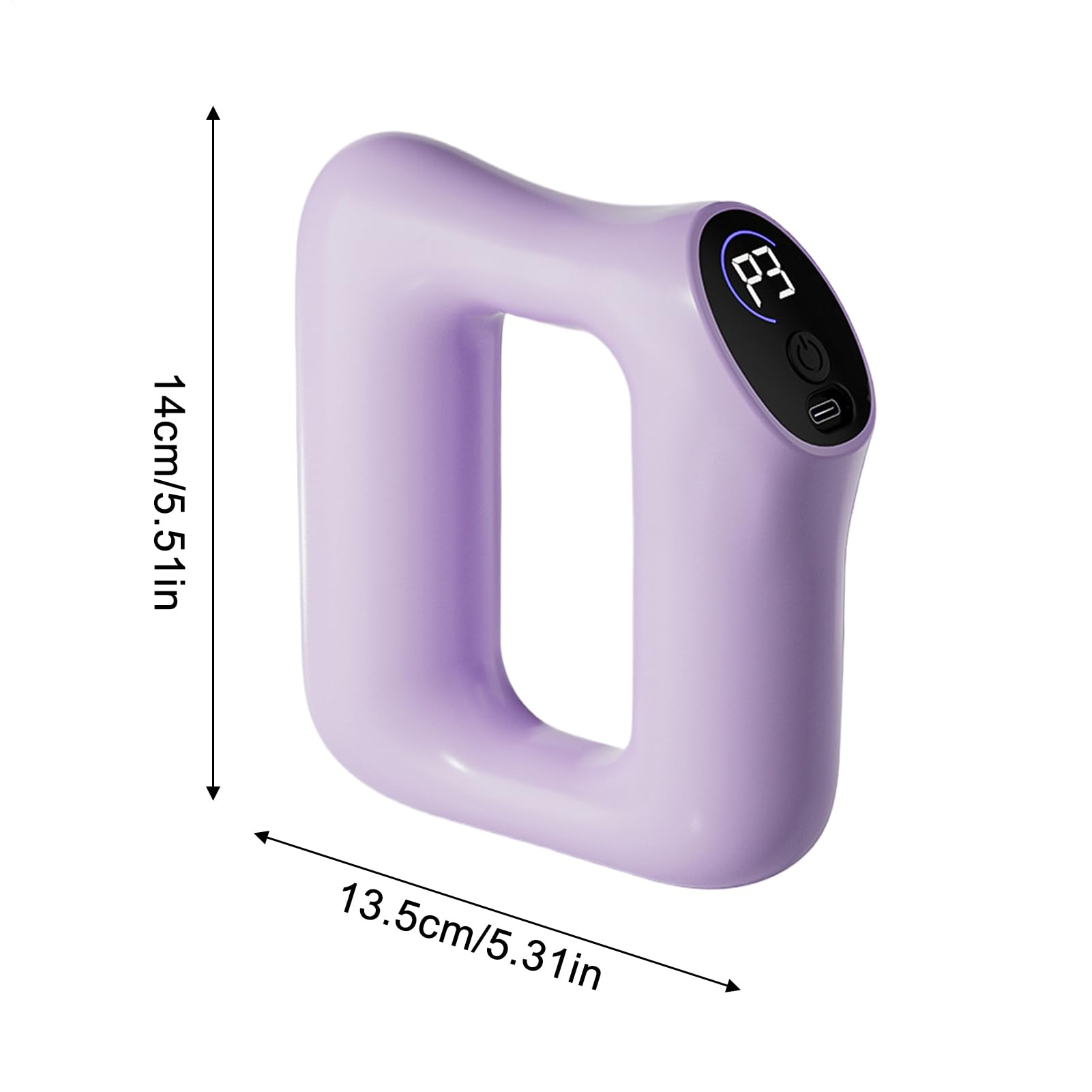Elektrischer Faszien-Ring Für Den Ganzen Körper - Ergonomisches Massagegerät Mit Heizfunktion Zur Muskelentspannung,Multifunktionales Ganzkörper Faszienmassagegerät Für Männer Frauen