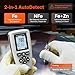 YOWEXA EC-770SE Professional Coating Thickness Gauge with External Probe, Digital Paint Thickness Meter, Auto-Detect Fe/NFe, 0–2000μm Measuring Range,2000 Reading Memory, USB Data Export