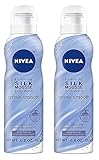 Nivea Foaming Silk Mousse Body Wash - Creme Smooth - With White Peach & Orchid Blossom Scent - Net...