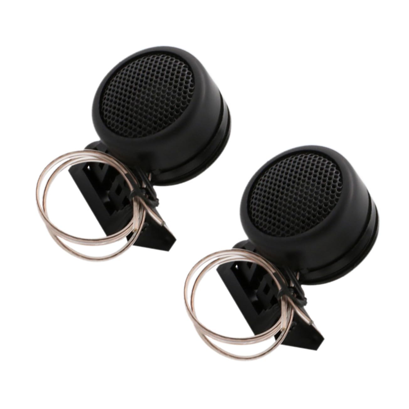 Mikinona 1 Pair Car Tweeters for Car Audio Loudspeaker Horn Tweeter with 4pcs Brackets