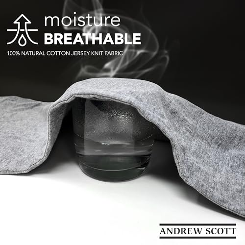 Andrew Scott Men's Soft & Light 100% Cotton Drawstring Yoga Lounge & Sleep Pant4