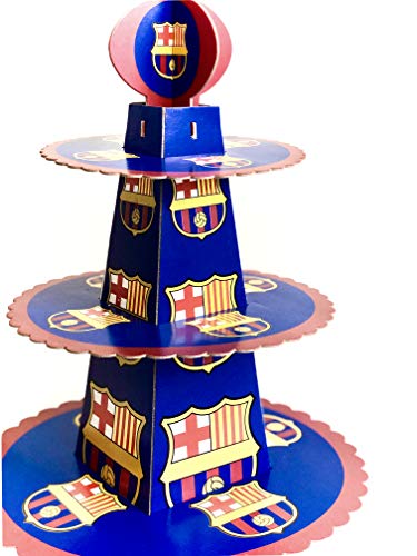 FC Barcelona Birthday Party Supplies Cupcake Stand FC Barcelona Birthday Party Supplies Cupcake Stand