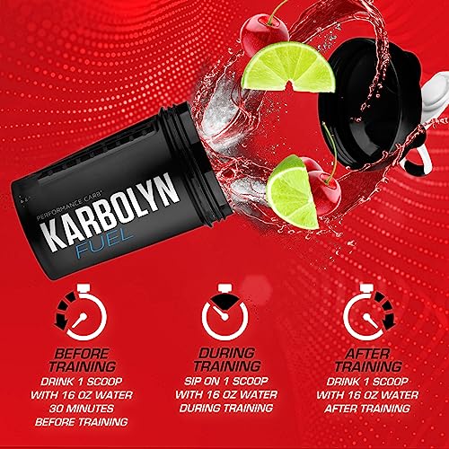 Efx Sports Karbolyn Fuel | Fast-Absorbing Carbohydrate Powder | Carb Load, Sustained Energy, Quick Recovery | Stimulant Free | 18 Servings (Cherry Limeade) #TOP4
