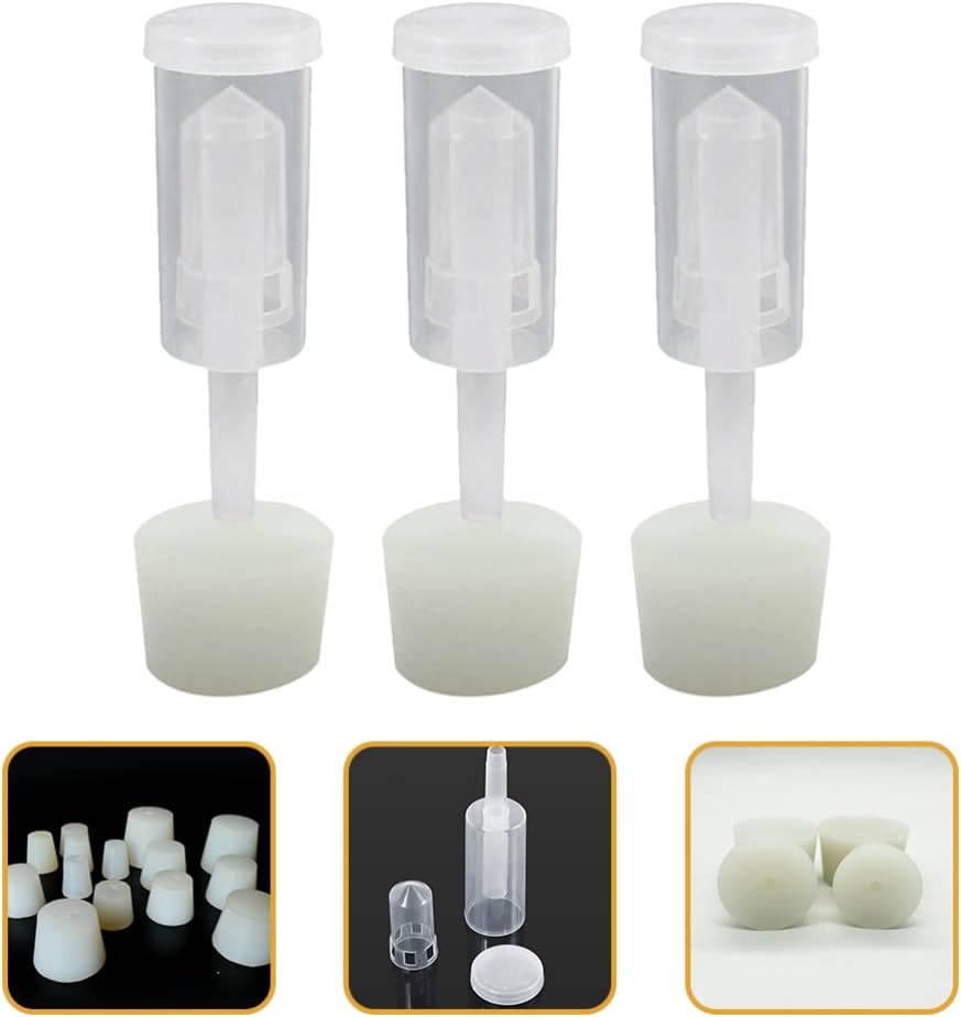 Fermentation Airlocks with Silicone Plug for Bottles and Test Tubes