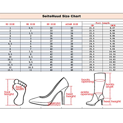 Seitehuud Women Fashion Platform Knee High Boots Black Gothic Boots Block Heels Long Boots Lace Up Winter Shoes High Heel Knee Boots Zipper 7 thumb #6