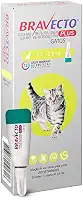 Bravecto® Plus Gatos Transdermal112,5mg - Antipulgas, Sarna de ouvido, Vermes intestinais - Gatos de 1,2 a 2,8kg - 1 Pipeta 0,4ml - MSD Saúde Animal