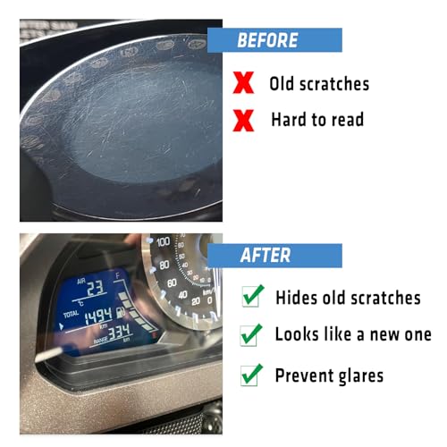 Image of 2 Set Instrument Film Dashboard Screen Protector Replacement for Honda Goldwing 1800 GL1800 2018-2023 2024 2025 Cluster Display Screen Protective Cover