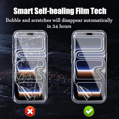 Ployeplo Protection Écran Hydrogel pour Google Pixel 10 Pro XL, 4 Pièces Film Flexible Soft HD, Anti-Rayures Film Protecteur TPU Souple, Compatible avec Lecteur d’Empreinte, Facile à Installer – vue 4