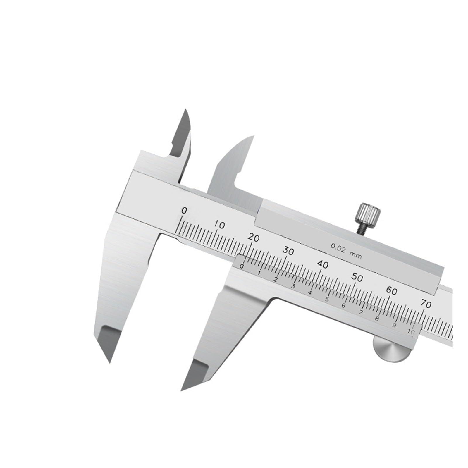 Gqnblvhzupdm 100Mm Micrometer Measuring Tool Vernier Calipers 0-150Mm 0.02Mm Precision Stainless Steel Digital Caliper With Locking Screw