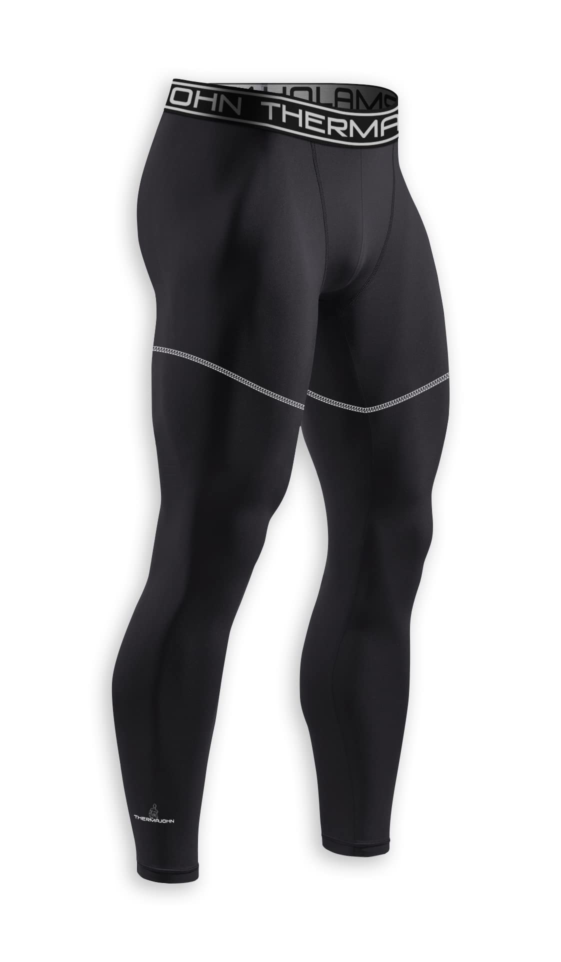 Mens Compression Pants for Workout and Running Baselayer - Cool & Dry Athletic Tights-image-0