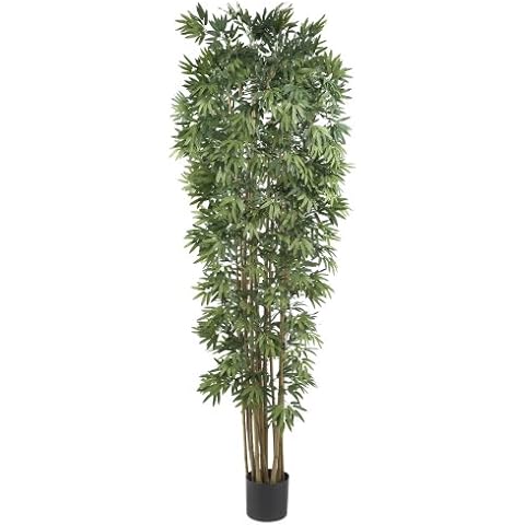 Nearly Natural 5050-NT Árbol de Seda Japonica de bambú, 7 pies Cover