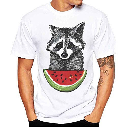 LOPEZ KENT Men Printing Tees Shirt Short Sleeve T Shirt Blouse
