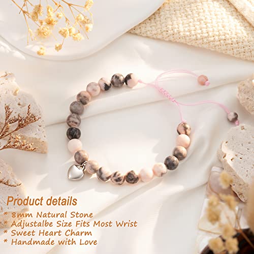 Hgdeer H0045-ALWAYS REMEMBER-PINK Teen Girl Gifts, Easter Gifts For Teen Girls Teenager Birthday Things Pink Stuff Cool Jewelry Trendy Bracelets Girl Valentines Day Gifts Ideas Age 4 5 6 8 9 10 12 14 16 thumb #3