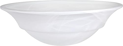 Vista 19 de Aspen Creative Frosted 23100-01A Pantalla de vidrio de repuesto estilo transicional estilo antorcha, 5 pulgadas de alto x 12-7/8 pulgadas