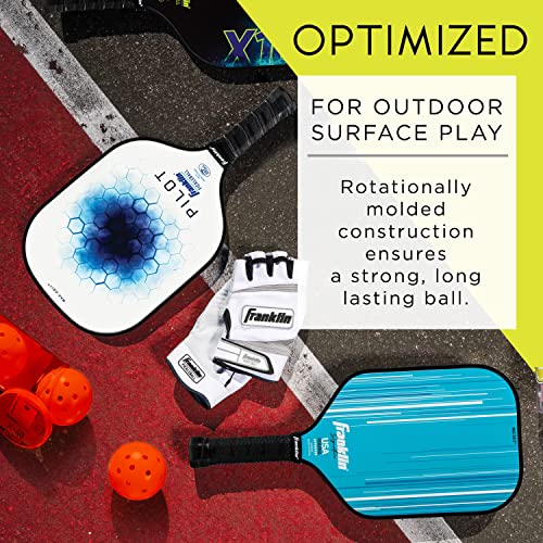 Franklin Sports Outdoor Pickleballs, X-40 Pickleball Balls, USA Pickleball (USAPA) Approved, 3 Pack Outside Pickleballs - Image 4