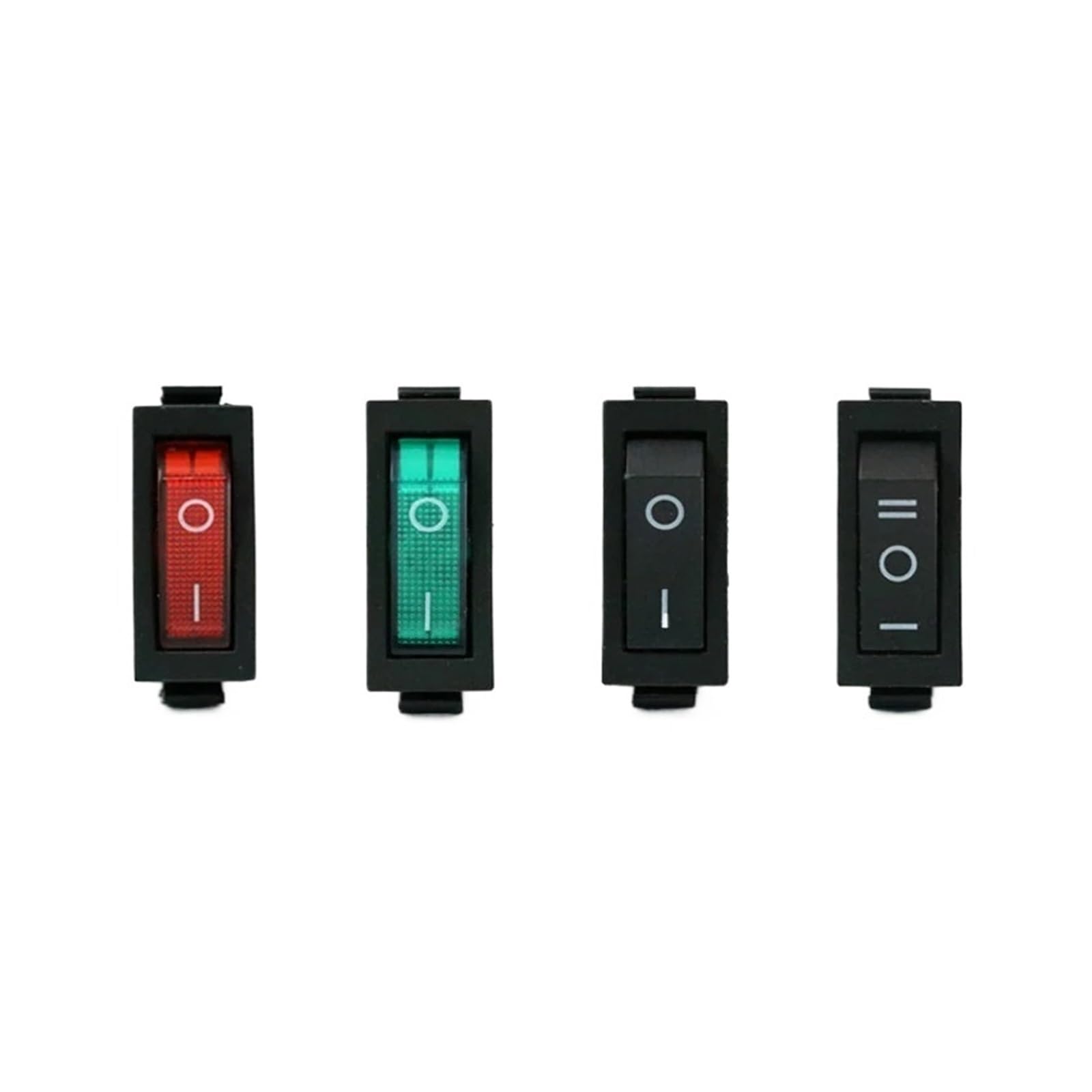 1 Uds KCD3 Interruptor Basculante ON-Off 2/3 Posiciones De Alimentación del Dispositivo 3 Pines con Luz 16A 250V / 20A 125VAC, 35x31x14mm(Back On-Off-on)