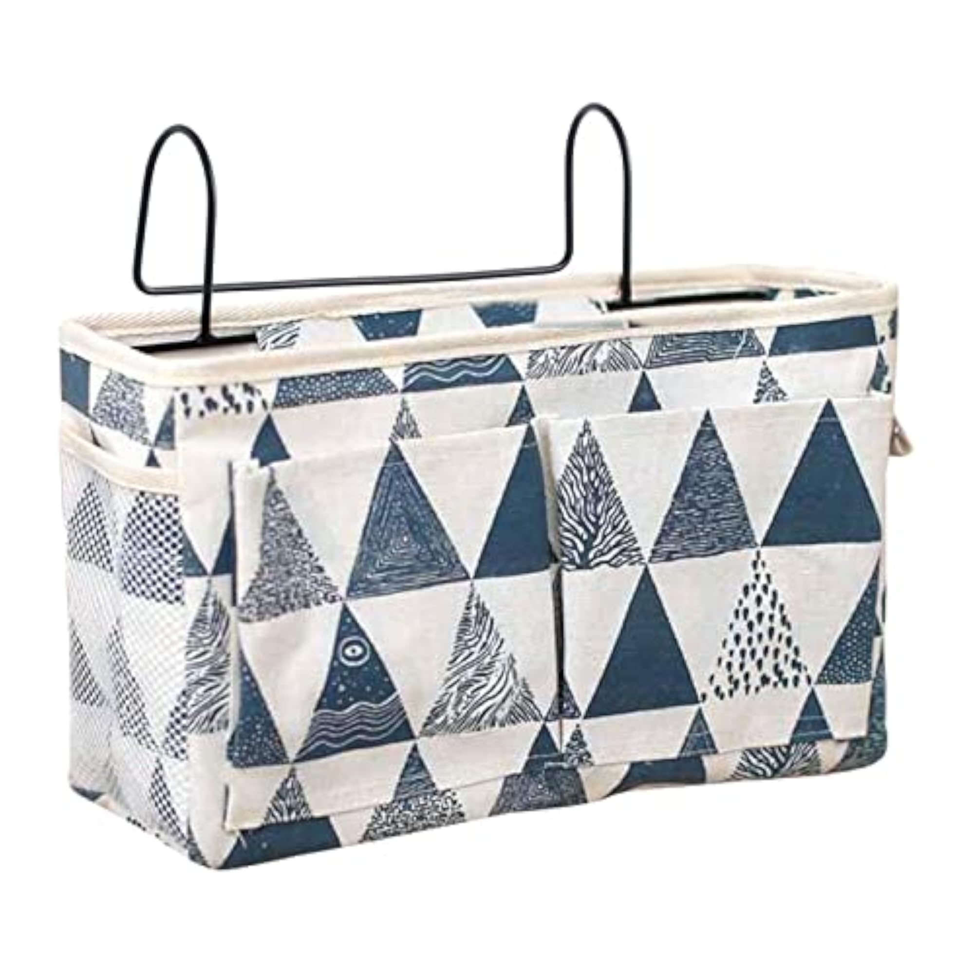 Bedside Caddy Cabinet Storage Organizer Blue
