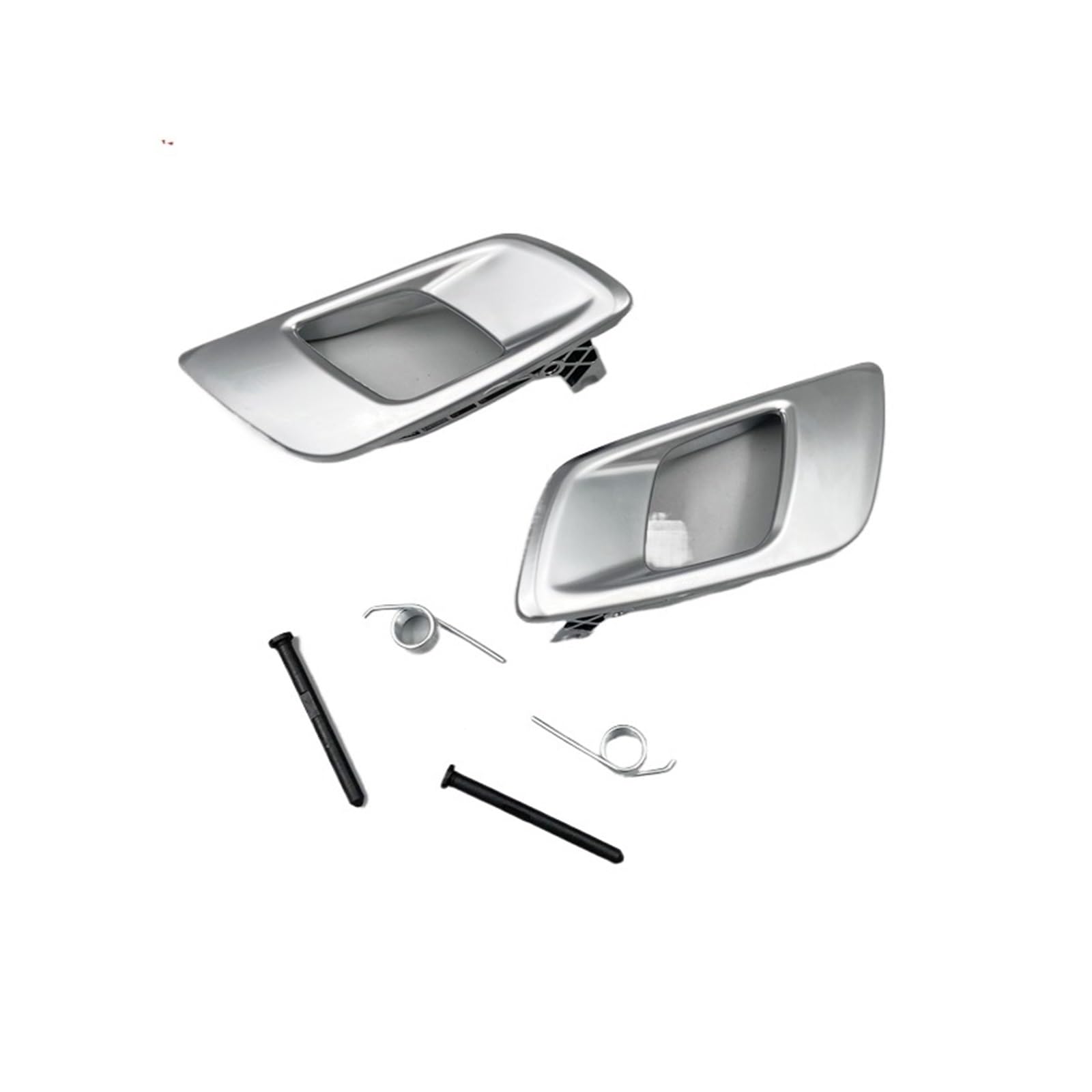 Nhsijpo Matt Silver 1 Pair Automotive Interior Door Handle For Pickup For Ranger 2012-2019 Door Inner Handle Chrome And Silver(Matt Silver 1 Pair)