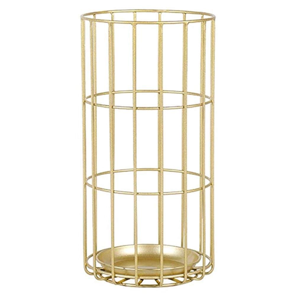 Porte-parapluies élégant avec support de rangement métallique moderne