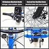 SAYEYBU 24 inch Adult Tricycle, 7 Speed Cruiser Trike, All Terrain Fat Tire 3 Wheel Bikes with Large Basket for Seniors, Adult Trikes for Shopping Picnic Outdoor Sports,Green #3