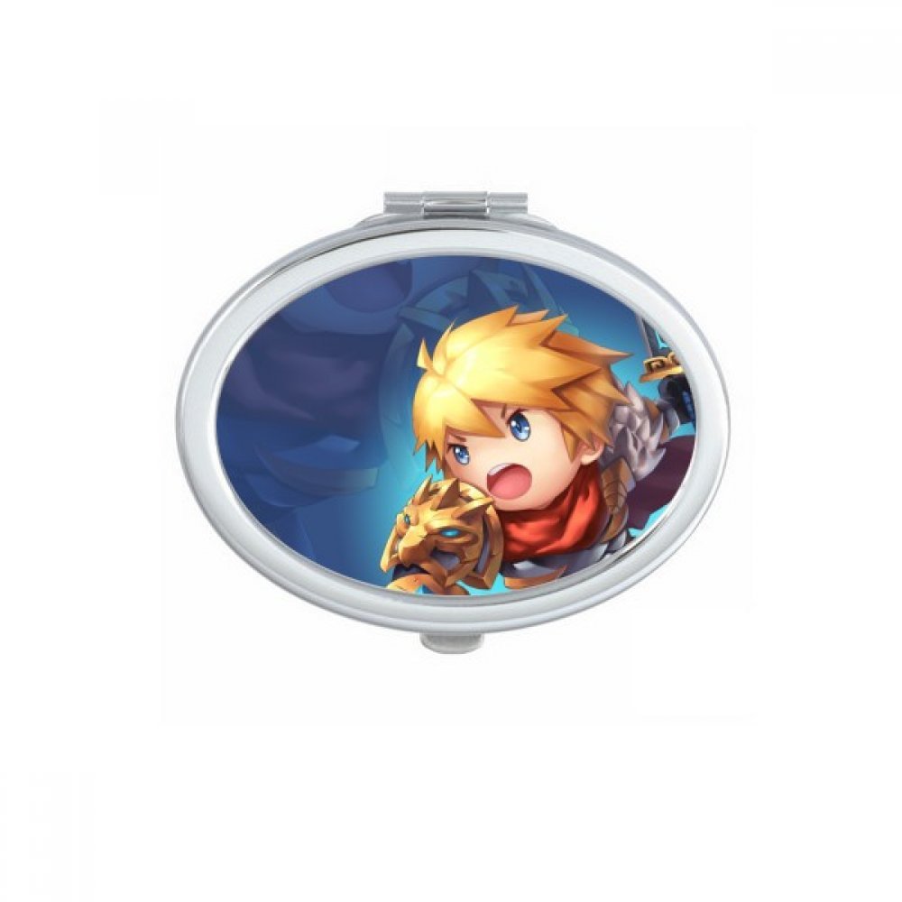 Miroir de poche pour retouches maquillage en voyage et miroir de main mignon