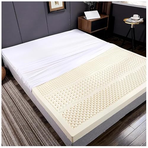 Colchones De Látex Naturales Masaje De Colchón De Doble Hotel Familiar King Queen Twin Twin Completo - 3Pulgadas - Cubierta Orgánica Incluida,3in,90x190cm(35x75in)