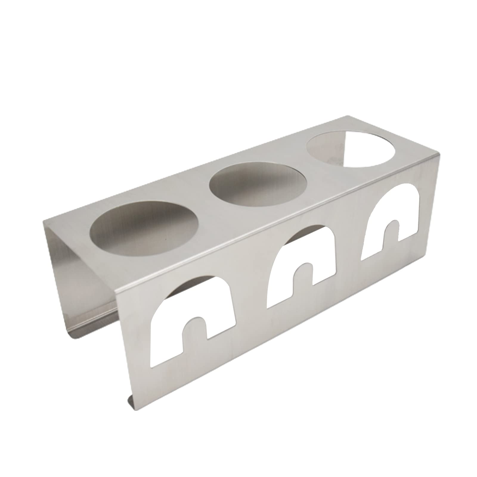 Jazuaiao Kitchen Dining Room 3 Holes Draining Rack Bottles Drainer Holder for Household Bottles Storage Bottle Draining Rack Bottle Drying Kitchen Drain Metal Gadgets