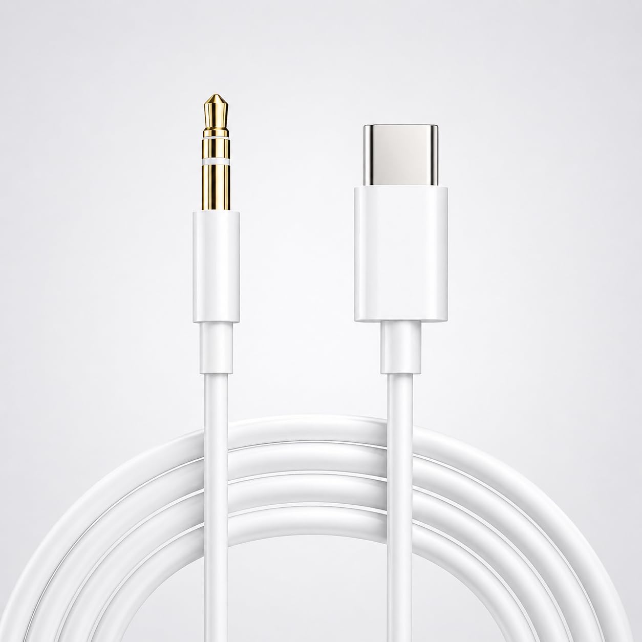 ORIONIS USB Type C to 3.5mm AUX Audio Cable for Car, Hi-Fi DAC Chip, Type C to AUX Jack Converter Compatible with iPhone 15/16, Samsung, OnePlus, iPad, Speakers & Headphones – White-image-30