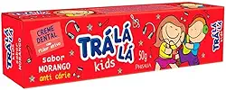 Trá Lá Lá Creme Dental Morango Kids Vermelho 50 G