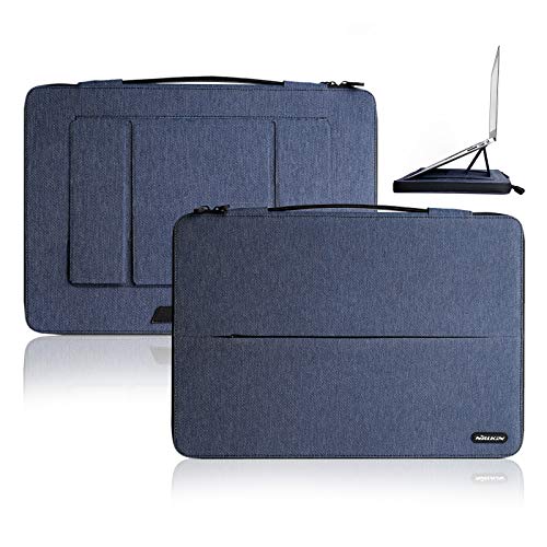 Image of Nillkin 14 inch Laptop Case & Stand - Laptop Sleeve Bag with Handle - Compatible with 13 /13.3-14 inch Laptops - Blue
