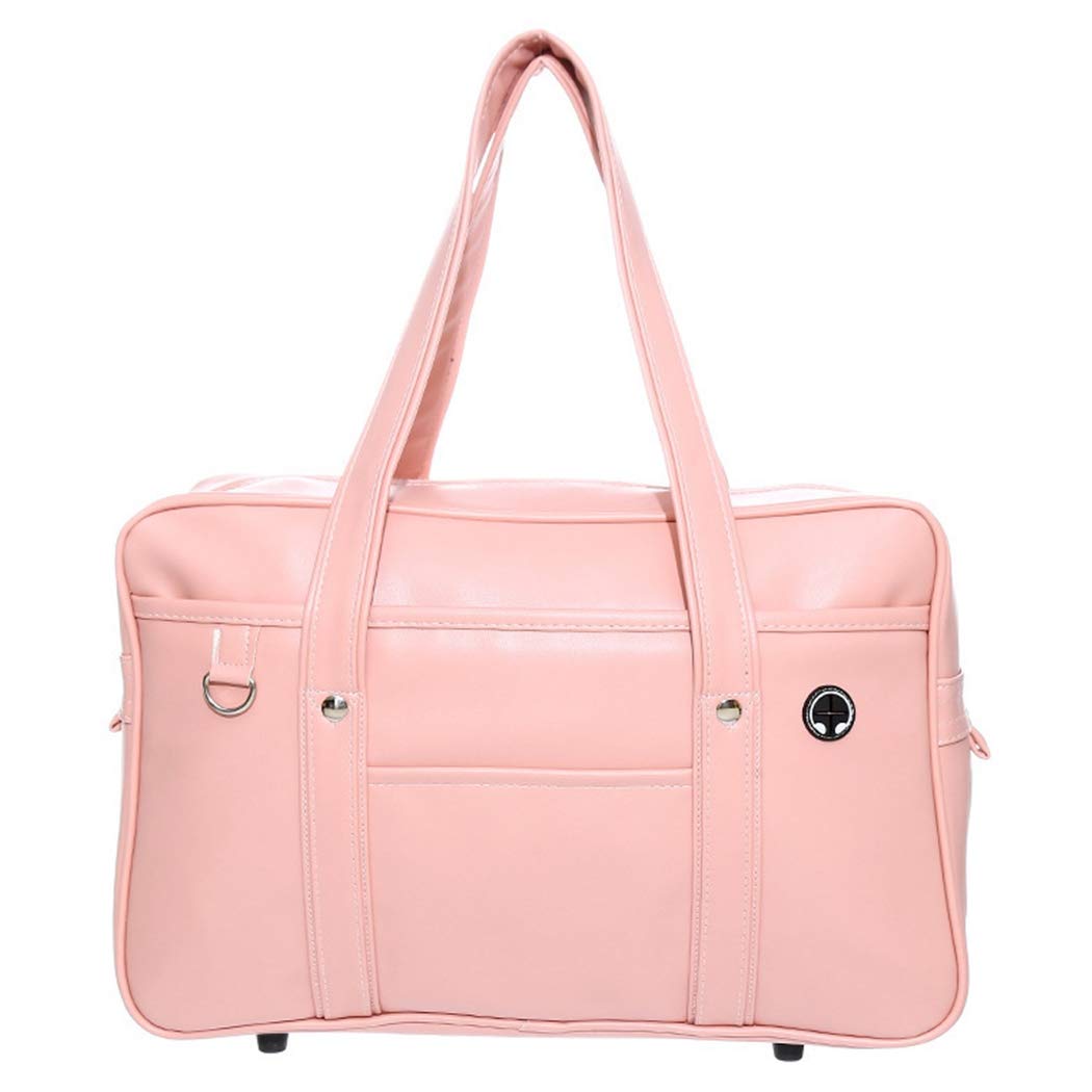 Unisex Briefcase Bag Faux Leather Large Capacity Tote Handbag Shoulder Bag Office Bag-image-21