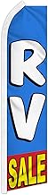 RV Sale Swooper Feather Flag - Great for Car Lots, RV Stores, and Dealerships