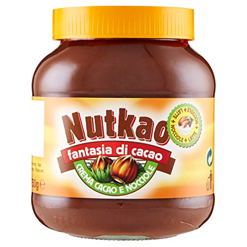 Nutkao - Crema Cacao e Nocciole, Fantasia di Cacao - 3 pezzi da 750 g [2250 g]