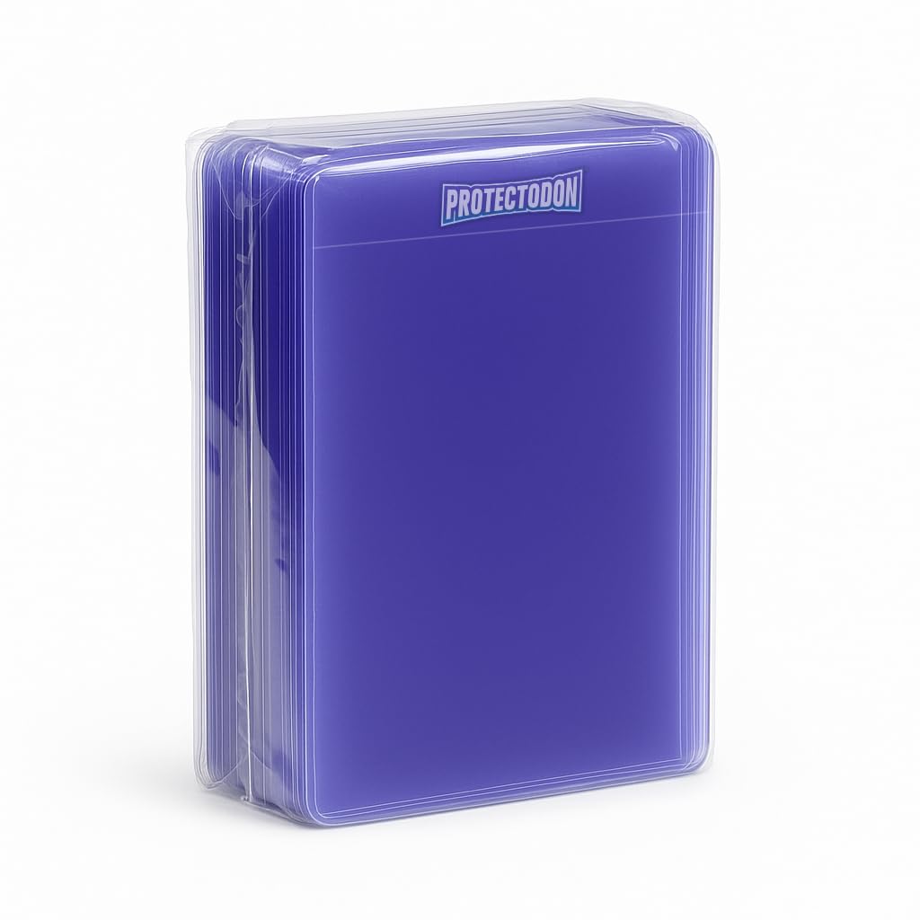 Protectodon Semi-Rigid Card Holders - Pack of 50 Protectors - Suitable for Sports Cards Trading Cards Grading Submissions (100 Pack) - Image 3