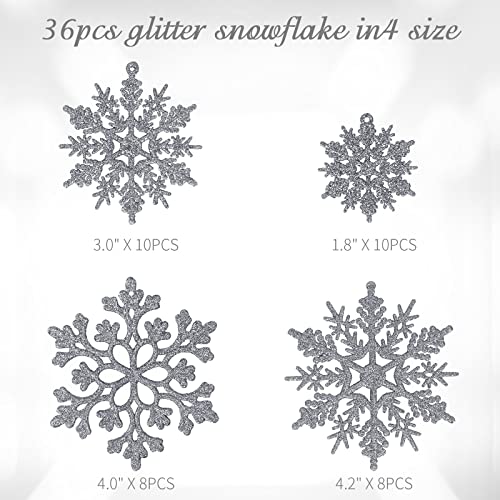 Darbermu Christmas Snowflake Hanging Decorations - Image 2