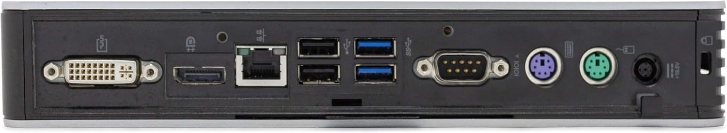 SIMPLETEK Thin Client T610 Slim Desktop Computer | AMD G‑T56N 1.6GHz | 4GB DDR3 | SSD 120GB | Windows 7 Embedded | RS232 | Gigabit LAN (Generalüberholt)