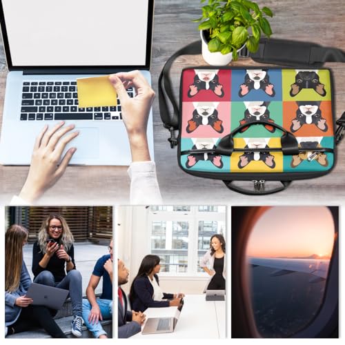 Bolso para laptop Boston Terrier 15 pulgadas miniatura 6