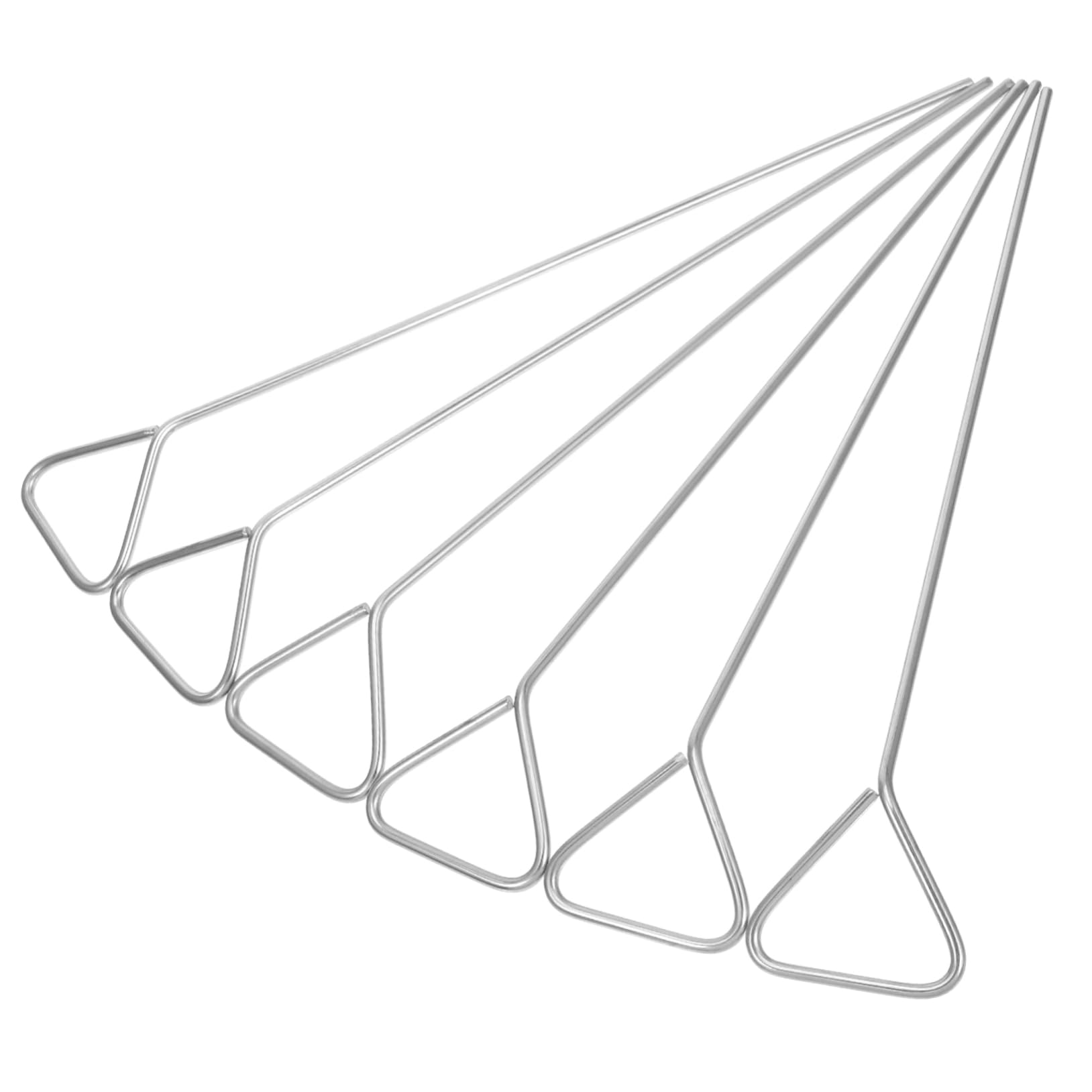 Gatuida 6pz Raschietti Triangolari in Acciaio Inossidabile per Piastre Petri, Diffusori Precisi ed Efficienti per Applicazioni di Laboratorio Scientifico
